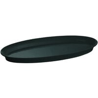 Tablecraft CW2210BKGS Black with Green Speckle Cast Aluminum King Fish Platter