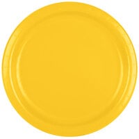 Creative Converting 471021B 9 inch School Bus Yellow Paper Plate - 240/Case