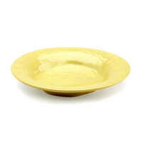 Elite Global Solutions D1012 Tuscany 18 oz. Mustard Yellow Melamine Soup / Pasta Bowl - 6/Case