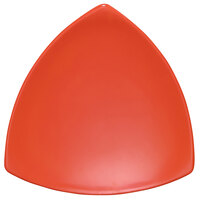 Elite Global Solutions D11T Rio Spring Coral 10 1/4 inch Melamine Triangle Plate - 6/Case