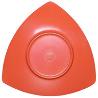 Elite Global Solutions D11T Rio Spring Coral 10 1/4 inch Melamine Triangle Plate - 6/Case