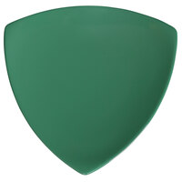 Elite Global Solutions D11T Rio Autumn Green 10 1/4 inch Melamine Triangle Plate - 6/Case