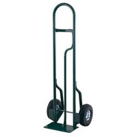 Harper CTL86 Loop Handle 600 lb. Tall Steel Hand Truck with 10" x 2" Solid Rubber Wheels