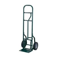 Harper 5877 Loop Handle 800 lb. Tall Steel Eze Off Hand Truck with 8" x 1 5/8" Mold-On Rubber Wheels