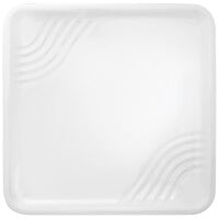 Elite Global Solutions M15SQ-NW Pura Vita 15" Square Melamine Ribbed Platter