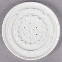 Dinex DX9300B7000 Translucent Disposable High-Temp Lid for Dinex DX9300B Tropez 9 oz. Bowl - 1000/Case