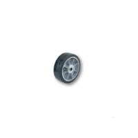 Harper EA6067 800 lb. Aluminum 60 inch Appliance Truck with Ratchet and 6 inch x 2 inch Mold-On Rubber Wheels