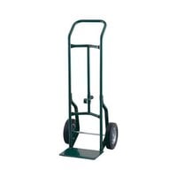 Harper 600 lb. Continuous Handle Steel Hand / Drum Truck with Chime Hook and 10 inch x 2 inch Solid Rubber Wheels 52DA86