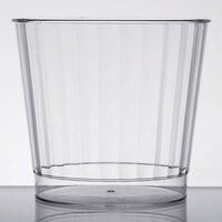 Fineline Renaissance 2409-CL 9 oz. Clear Hard Plastic Crystal Tumbler   - 20/Pack