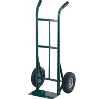 Harper 600 lb. Dual Handle Super Steel Hand Truck with 10" x 2 1/2" Solid Rubber Wheels 51T60