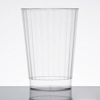 Fineline Renaissance 2412-CL 12 oz. Clear Hard Plastic Crystal Tumbler - 20/Pack