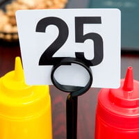 1 to 25 Plastic Table Number