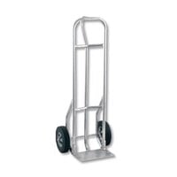 Harper A27L83 Loop Handle 900 lb. Aluminum Hand Truck with 10 inch x 2 1/2 inch Solid Rubber Wheels