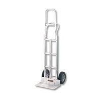 Harper G3CK60T G-Series Continuous Handle 400 lb. Aluminum Hand Truck with 10 inch x 2 1/2 inch Solid Rubber Wheels