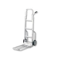 Harper 450 lb. M-Series Dual Handle Aluminum Hand Truck with 8" x 1 5/8" Mold-On Rubber Wheels MDA77MG30