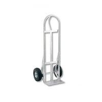 Harper AK5286 Loop Handle 500 lb. Aluminum Hand Truck with 10 inch x 2 inch Solid Rubber Wheels