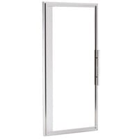 True 933713 Left Hinged Glass Door Assembly with Stainless Steel Frame - 54 1/4 inch x 26 3/4 inch