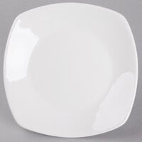 Tuxton BPH-105J 28 oz. Porcelain White Coupe Square China Pasta Plate - 12/Case