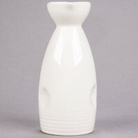 GET NC-4003-W 9 oz. Porcelain Fuji Sake Bottle   - 12/Pack