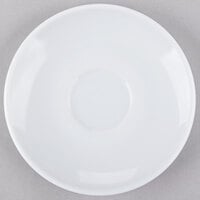 Arcoroc 22670 Opal Restaurant White 4 3/8 inch Saucer by Arc Cardinal - 48/Case