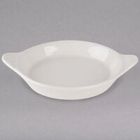 Tuxton BEN-1102 11 oz. Eggshell Round China Shirred Egg Dish - 12/Case