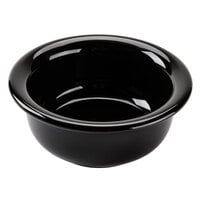 Tuxton BBB-1409 14 oz. Black China Pot Pie Bowl / Dish - 12/Case