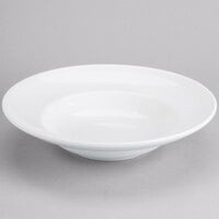 Tuxton BPD-1204 21 oz. Porcelain White China Pasta / Salad Bowl - 12/Case