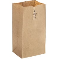 Duro Brown Paper Bag - 4 lb. - 500/Bundle