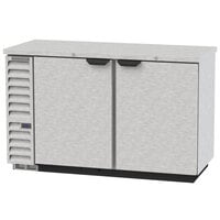 Beverage-Air BB58HC-1-S 59 inch Stainless Steel Counter Height Solid Door Back Bar Refrigerator