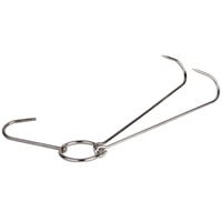 Town 248008 8" Stainless Steel Duck Hook for Smokehouses