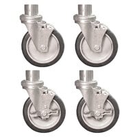 Town 250510 4" Stem Casters for Smokehouses - 4/Set