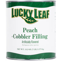 Lucky Leaf #10 Can Peach Cobbler Filling - 6/Case