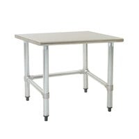 Eagle Group TMS2424S 24 inch x 24 inch Open Base Mixer Stand with Stainless Steel Legs