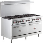 Cooking Performance Group R-CPG-12-NL 2 Burner Gas Countertop Range / Hot  Plate - 44,000 BTU