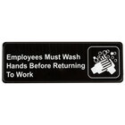 Employees Must Wash Hands Before Returning to Work