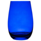 Stolzle S3527012E Elements 16.5 oz. China Blue Stemless Wine Glass /  Tumbler - 6/Pack