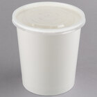 EcoChoice 32 oz. Kraft Paper Food Cup with Vented Lid - 250/Case