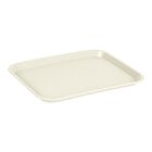 Choice 14 x 18 Green Plastic Fast Food Tray - 12/Pack