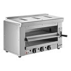 Cooking Performance Group S36-SU-N Gas 6 Burner 36 Step-Up Range with 1  Standard Oven
