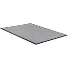Lavex Janitorial Water Absorbent 4' x 10' Gray Waffle Indoor Entrance ...
