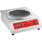 Avantco IC35DB Stainless Steel Double Countertop Induction Range / Cooker -  208-240V, 3600W