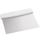 Bench Scraper with White Handle by Tezzorio, 6 x 4-Inch Stainless Steel  Dough Scraper / Pastry Scraper and Cutter