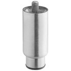 A silver metal cylinder with a screw on the end.