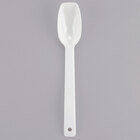 Cambro SPO8CW110 Deli Spoons - 8 Inch Notched Back Black Polycarbonate, Case Of 12