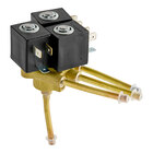 An electrovalve assembly with three solenoid valves and brass tubing, designed for use with the Carnival King SM3 machine.