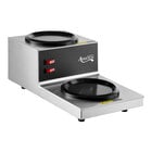 Avantco 177EBS102 Double Burner Solid Top Portable Electric Hot Plate -  1,800W, 120V