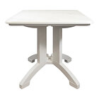 White Marble Top with White Legs