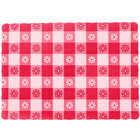 Red Gingham Rectangle