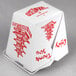 A white Fold-Pak Chinese take-out container with red writing.
