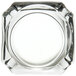 A clear glass Libbey square ashtray.